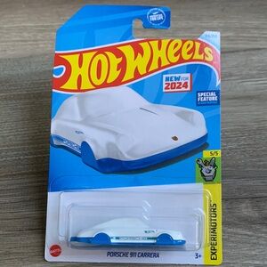 Hot Wheels Porsche 911 Carrera Car Keychain Hotwheels Key Chain Pendant Ornament